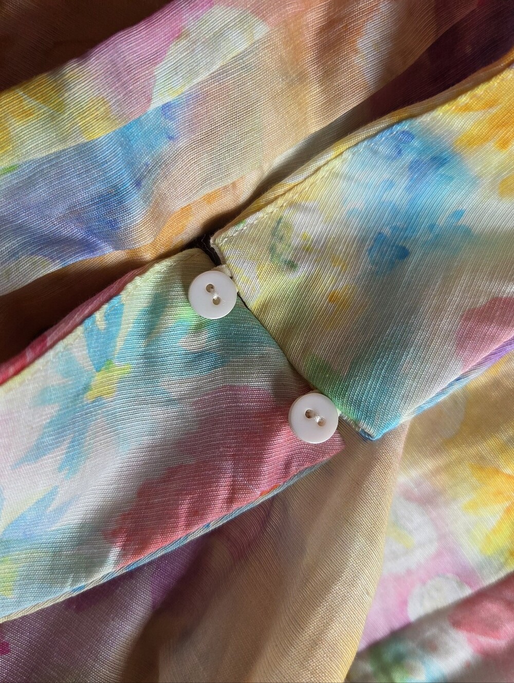 ASTR 🏷️NWT Watercolor Abstract Floral Halter High Neck Fit & Flare Lined XL - Picture 2 of 8